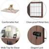 Dog Pet House for Dogs Furniture Style Dog Crate for Medium Large Dogs Doghouse Pretty Cute End Side Table Nightstand Walnut