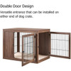 Dog Pet House for Dogs Furniture Style Dog Crate for Medium Large Dogs Doghouse Pretty Cute End Side Table Nightstand Walnut