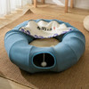 Fold Cozy Tunnel Closed Fashion Habitats Pets Cat Bed Washable Cats Nest Furniture Light Weight Cama Para Perros Pet Supplies
