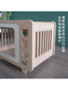 Small Cat Furniture Retro Color Matching Wooden Cat House Cat Litter Cat Toy