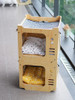 Cat Bed Nest Mat Wooden Cat House Wooden Combination Pattern Pet Supplies Furniture Pet Accessories