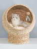 Banana Leaf Rattan Cat Nest Cat Villa Cat House Cat Bed Pet Bed Cattery Cat Furniture Removable and Washable Scratch-Resistant