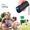 3 in 1 Dog Repeller Device LED Ultrasonic Dog Training Repellents Anti-barking Device with Flash Light Outdoor Portable Whistle+