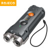 ROJECO 2 In 1 Training & Anti Barking Device Ultrasonic Dog Repeller With Flashlight Stop Attack Rechargeable Repeller For Dog