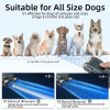 ROJECO 2 In 1 Training & Anti Barking Device Ultrasonic Dog Repeller With Flashlight Stop Attack Rechargeable Repeller For Dog
