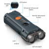 ROJECO 2 In 1 Training & Anti Barking Device Ultrasonic Dog Repeller With Flashlight Stop Attack Rechargeable Repeller For Dog