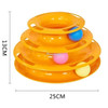 3/4 Levels Cats Toy Tower Tracks Cat Toys Interactive Cat Intelligence Training Amusement Plate Tower Pet Products Cat Tunnel