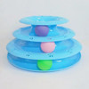 3/4 Levels Cats Toy Tower Tracks Cat Toys Interactive Cat Intelligence Training Amusement Plate Tower Pet Products Cat Tunnel