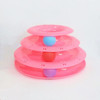 3/4 Levels Cats Toy Tower Tracks Cat Toys Interactive Cat Intelligence Training Amusement Plate Tower Pet Products Cat Tunnel