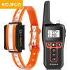 ROJECO 1000m Electric Dog Training Collar Remote Control Training Collar For Pet Rechargeable Dog Bark Control Stop Shock Collar