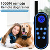 Electric Shock Collar Waterproof 1000m Remote Control Dog Repeller Anti Bark Behavior Aids Vibrator Training Collar