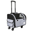 Pet Dog Cat Trolley Rolling Luggage 4 Universal Wheels Pet Stroller Animal Travel House Suitcase Pet Wheel Carrier
