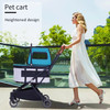 Luxury 4 Wheels Dog Pram Pet Stroller Trolley and Carrier for Cat