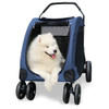 Pets Carrier For Dogs Transportation Wheelbarrow Design Large Capacity Storage Basket Ventilated Windproof Cart 70kg