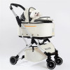 Lightweight Pet Stroller for Small Dogs and Cats Foldable Dog Trolley Cat Carrier Multifunctional Shock Absorbing Pet Strollers