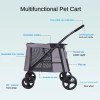 Portable Pet Stroller Dog Trolley Lightweight Portable Foldable Cat Cart Load Bearing Dog Strollers for 40kg Travel Pet Carrier