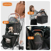 2022 New Detachable Pet Out Cart Teddy Puppy Dog Cart Small Cat Cart Foldable Light Dog Push Dog Carrier Backpack