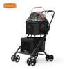 2022 New Detachable Pet Out Cart Teddy Puppy Dog Cart Small Cat Cart Foldable Light Dog Push Dog Carrier Backpack