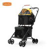 2022 New Detachable Pet Out Cart Teddy Puppy Dog Cart Small Cat Cart Foldable Light Dog Push Dog Carrier Backpack