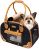 PetsHome Dog Carrier Purse, Pet Carrier, Cat Carrier, Waterproof Premium Leather Pet Travel Portable Bag Carrier