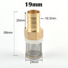 6-19mm Stainless Steel Mesh Filter 1/2" Female Inch Garden Irrigation Pump Protection Hose Water Cleaning Mesh Brass Filter