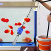 Washer Changer Aquarium 3 Tank Vacuum Operated Siphon 1 Fish In Filter Syphon Water Suction Cleaner Electric Gravel Sand