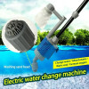 Gravel Filter Aquarium Cleaning Pump Change Tank Cleaner Changer Water Fish Tool Siphon Electric