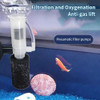 Mini Aquarium Filter Fish Tank Biochemical Sponge Filter Media Multi Layers Internal Filter for Small Fish Tank Filter Air Pumps
