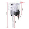 110V Oxygen Submersible Water Purifier Water Pumps for Aquarium Fish Tank External Hang Up Filter Mini Fish Tank Filte