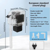 External Hang Up Filter Mini Aquarium Filter Water Pumps for Aquarium Fish Tank Filter Oxygen Submersible Water Hang-On Filter