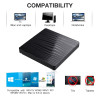 External DVD Drive USB 3.0 CD Burner Drive free High speed Read write