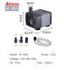 Atman ATWater Pump Submersible Pump For Aquarium Fountain Pond Pump Filter Fish Tank Garden Pond Pumps Fountains Mini Pomp Quiet