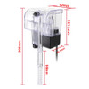 Mini Aquarium Filter External Hang Up Filter Water Pumps for Aquarium Fish Tank Filter Oxygen Submersible Water Purifier