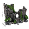 KX4B Landscape Castle Cave Hideouts House for Aquatic Fish Shrimp Aquarium Decoration