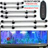 LED Aquarium Lights Waterproof Fish Tank Light Submersible Underwater Clip Lamp Aquatic Decor lamp with Timer Auto On/Off D30
