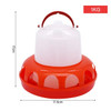 1kg/3kg Automatic Chicken Feeder Water Bucket Drinker Chick Hen Quail Pigeon Feeding Watering Tool Farm Animal Supplies