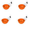 4PCS Automatic Chicken Water Feeder Drinking Cups Poultry Kit for Chicks Duck Goose Turkey Quail Feeding Watering Supplie
