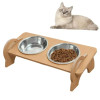 Feeder Bowls With Raised Stainless & Feeding For Supplies Steel Food Cat And Watering Double Dogs Elevated Tall Stand Feeder Bowls With Raised Stainless & Feeding For Supplies Steel Food Cat And Watering Double Dogs Elevated Tall Stand