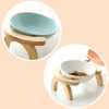 Ceramic Bowls For Cats Cat Bowls Raised Stand Cat Feeding & Watering Supplies Neck Protection Dog Feeder Pet Supplies