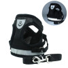 Vest Harness Leash Adjustable Mesh Vest Dog Harness Collar Chest Strap Leash Harnesses With Traction Rope XS/S/M/L/XL