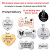 Dog ID Tag Accessories Free Engraving Pendant For Dog Collar Harness For Cat Custom Puppy Kitten Leash Pet Supplies Products