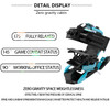 Three Screens Driving Simulator Computer Rgb Black And Red Luxury