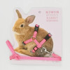 120CM Pet Rabbit Soft Harness Leash WIth Bell Adjustable Traction Rope Accessories for Pet Bunny Chinchilla Guinea Pig Run Walk