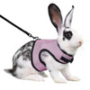 Mesh Breathable Ferret Bunny Harness Leash Set for Small Animals Rabbit Hamsters Summer Walking Breathable Mesh Pet Harness