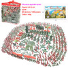 1 Set Military Toy Soldiers Army Men Action Figures Play Set Tank Aircraft Toys Model Helicopter Turret Children Boy Gift Kit
