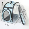 Portable dog bag space bag large-capacity pet bag foldable breathable portable cat bag dog backpack pet box