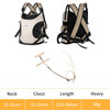 Puppy Kitten Travel Chest Sling Bag Pet Front Cat Dog Carrier Breathable Canvas Portable Backpack Cross Shoulder Strap