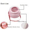 Hamster Travel Carrier Bag Chinchilla Guinea Pig Bunny Breathable Carrier Cage Warm Soft Travel Walking Small Animal Carrier