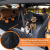 Dog Car Seat Cover Waterproof Pet Dog Carriers Travel Mat Hammock For Small Medium Large Dogs Car Rear Back Seat Safety Pad