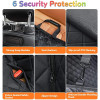 Dog Car Seat Cover Waterproof Pet Dog Carriers Travel Mat Hammock For Small Medium Large Dogs Car Rear Back Seat Safety Pad